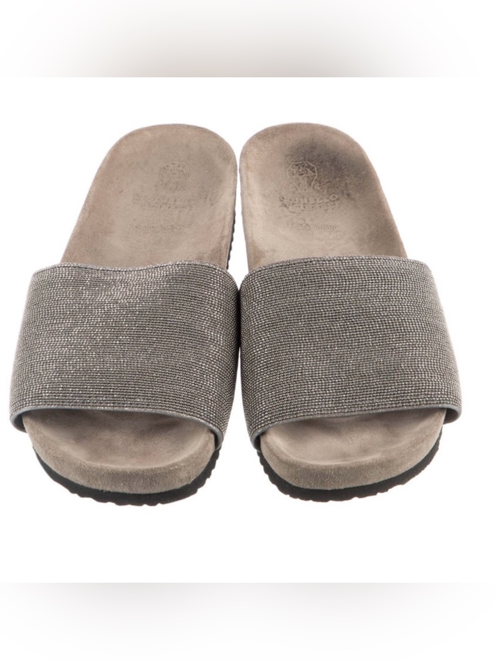 Brunello Cucinelli Precious Monili Sandals, SIZE 5
